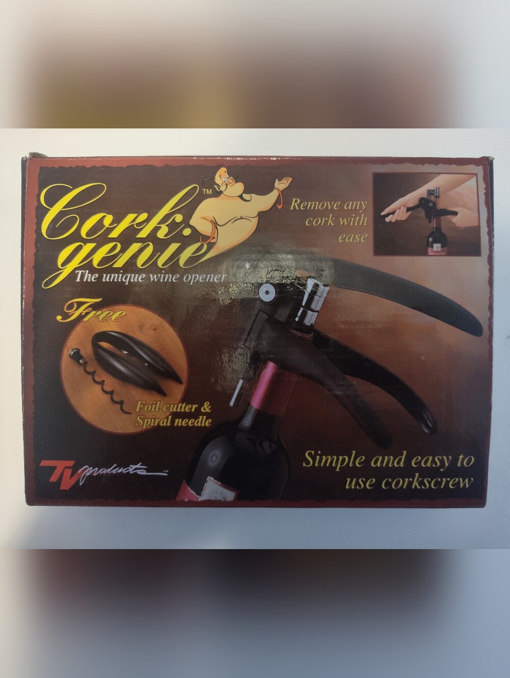 Cork Genie Wine Opener NWT